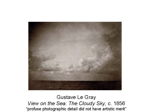 Gustave Le Gray View on the Sea: The Cloudy S