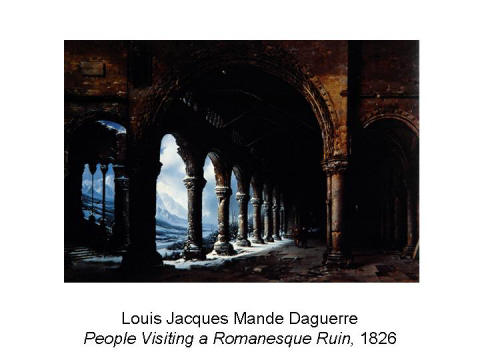 Louis Jacques Mande Daguerre People Visiting 