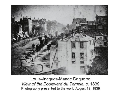 Louis-Jacques-Mande Daguerre View of the Boul