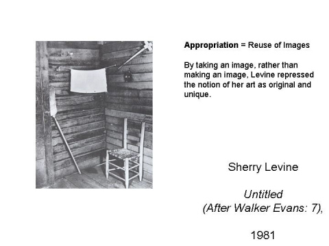 Sherry Levine  Untitled (After Walker Evans: 