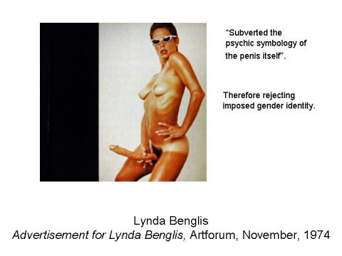 Lynda Benglis Advertisement for Lynda Benglis