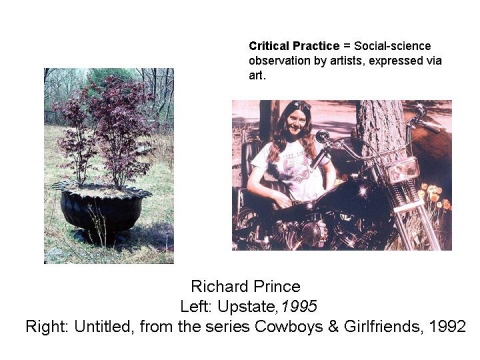 Richard Prince  Left: Upstate,1995  Right: Un