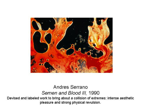 Andres Serrano Semen and Blood III, 1990 Devi