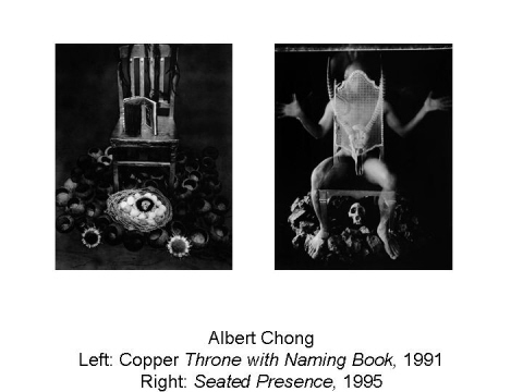 Albert Chong Left: Copper Throne with Naming 