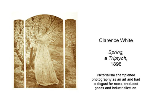 Clarence White  Spring, a Triptych, 1898  Pic