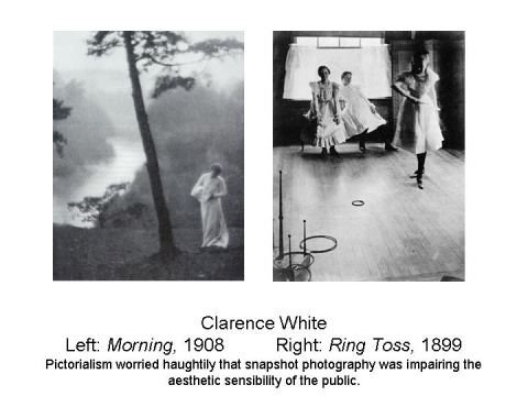Clarence White Left: Morning, 1908          R