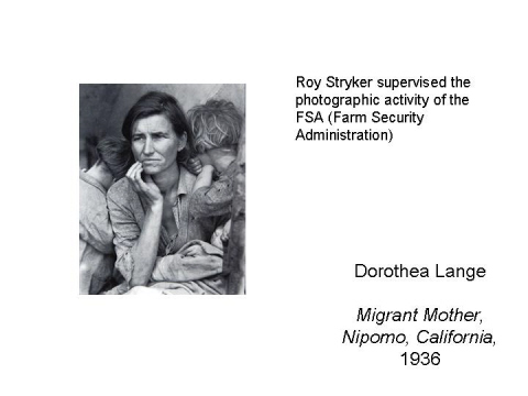 Dorothea Lange  Migrant Mother, Nipomo, Calif
