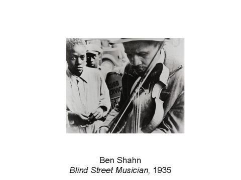 Ben Shahn Blind Street Musician, 1935