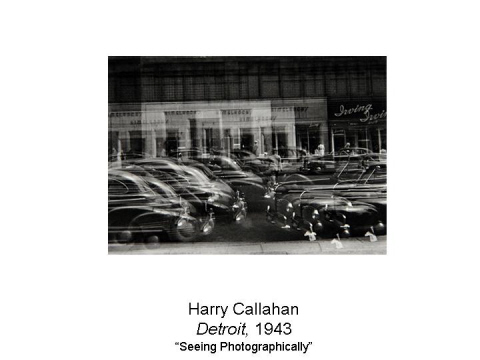 Harry Callahan Detroit, 1943  Seeing Photogra