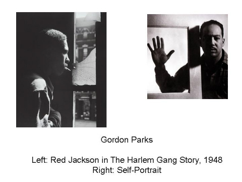  Gordon Parks  Left: Red Jackson in The Harle