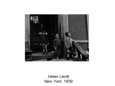 Helen Levitt New York, 1939