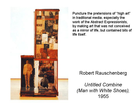 Robert Rauschenberg  Untitled Combine (Man wi