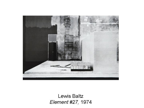Lewis Baltz Element #27, 1974