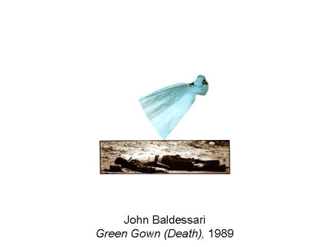 John Baldessari Green Gown (Death), 1989