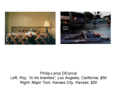 Philip-Lorca DiCorcia Left: Roy;  in his twen