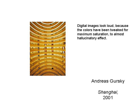 Andreas Gursky  Shanghai, 2001