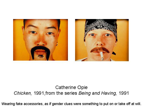 Catherine Opie Chicken, 1991,from the series 