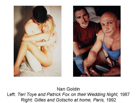 Nan Goldin Left: Teri Toye and Patrick Fox on