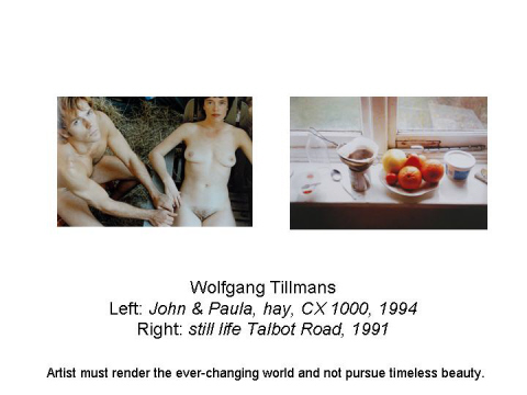 Wolfgang Tillmans Left: John & Paula, hay, CX